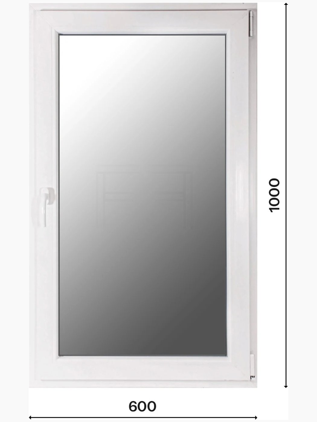 Finestra singola Anta 600X1000