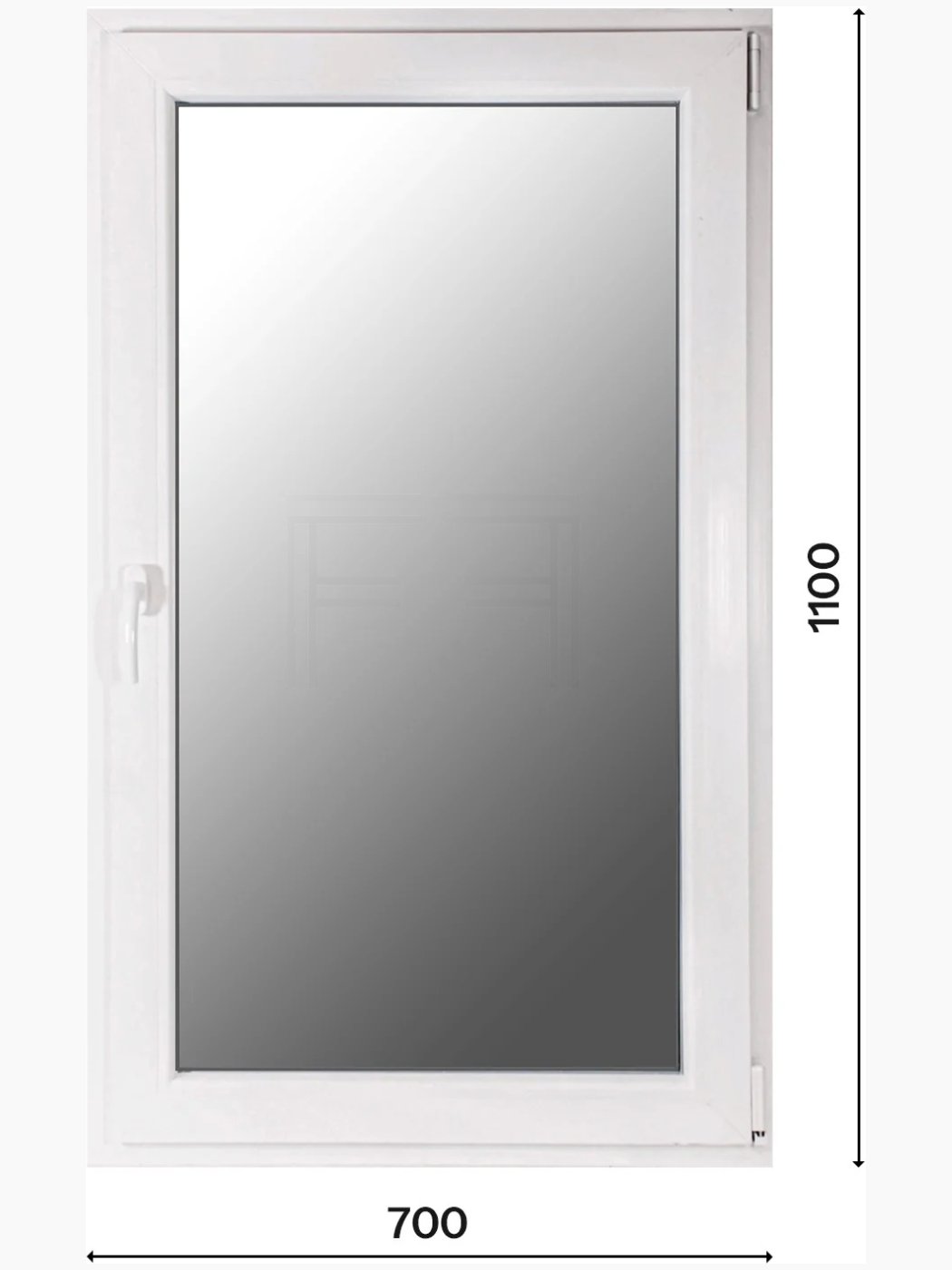 Finestra singola Anta 700X1100