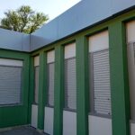 Serramenti in cantiere — Asilo Nido L’Arca, Roma