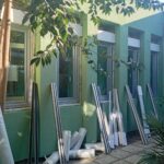 Serramenti in cantiere — Asilo Nido L’Arca, Roma