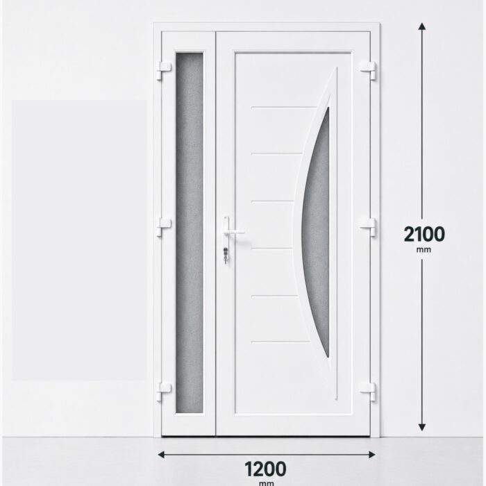 PORTA D'INGRESSO IN PVC 2 ANTE M.5 1200x2100 - Gruppo Tenko