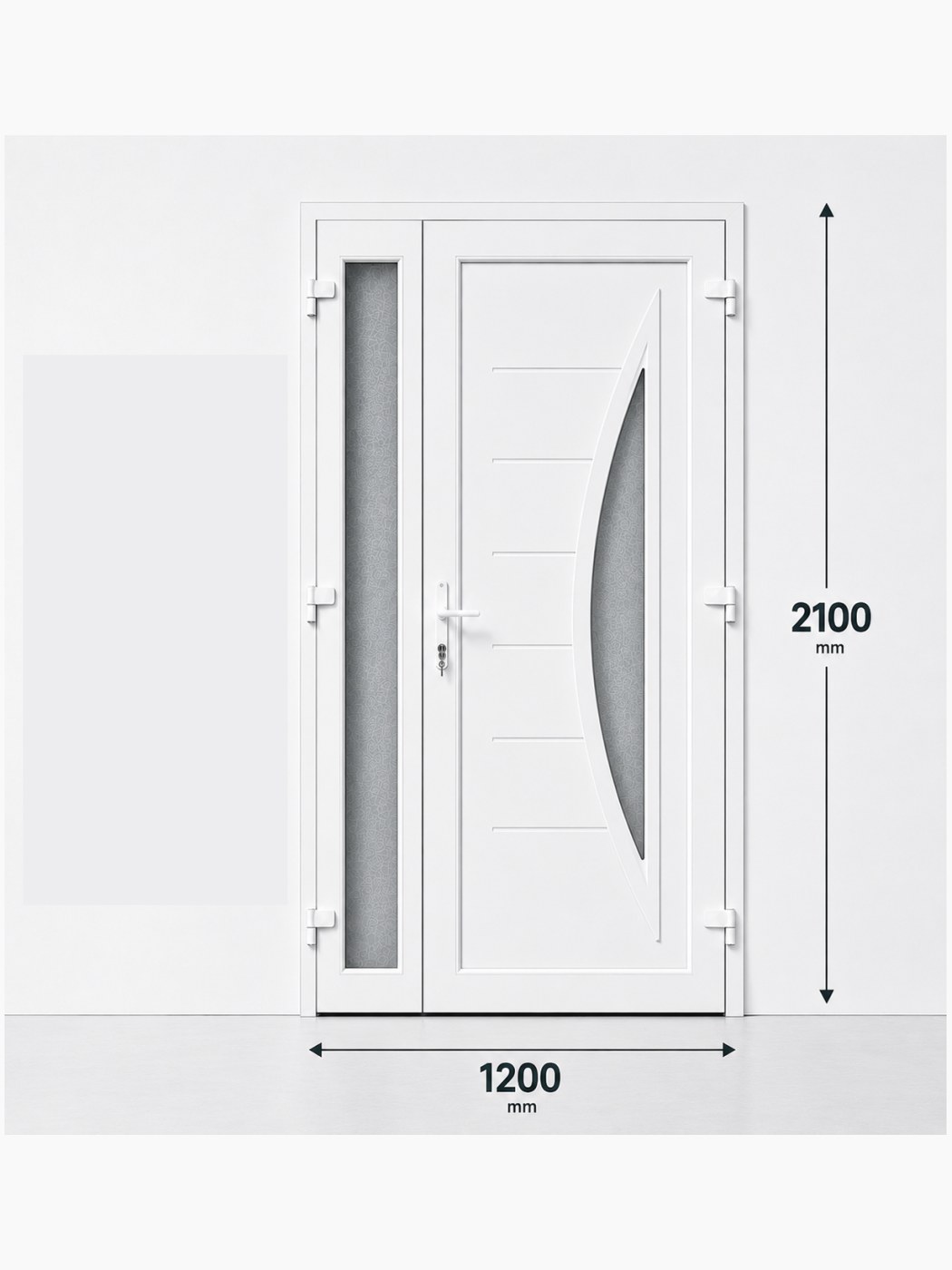 PORTA D'INGRESSO IN PVC 2 ANTE M.5 1200x2100 - Gruppo Tenko