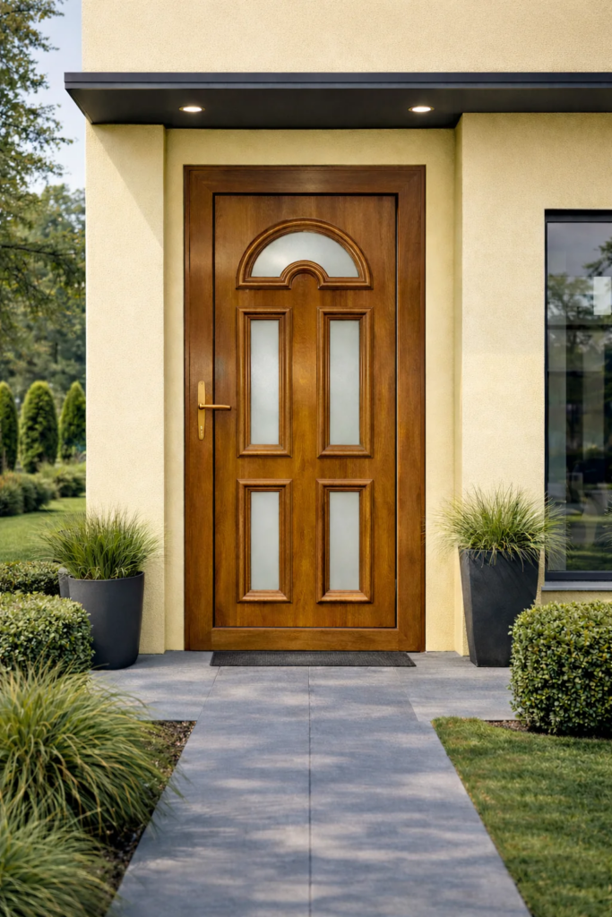 Porta D'ingresso in Pvc G. Oak M.2 - 900 x 2100