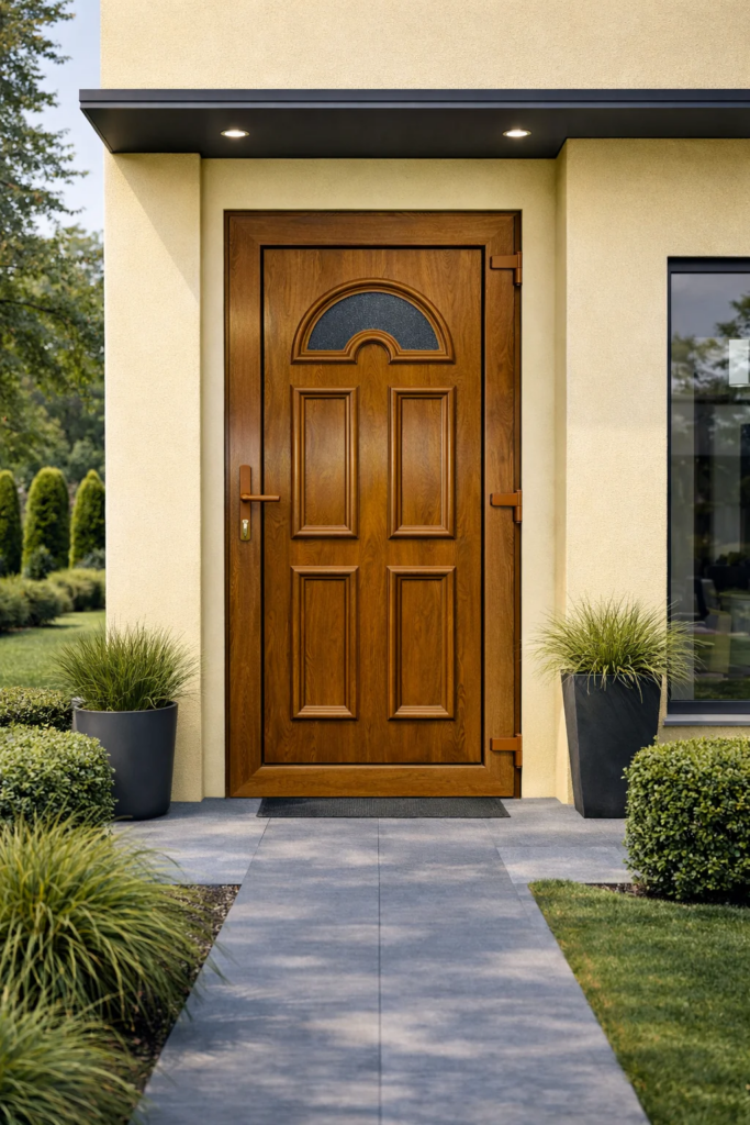 Porta D'ingresso in Pvc G. Oak M.4 - 900 x 2100