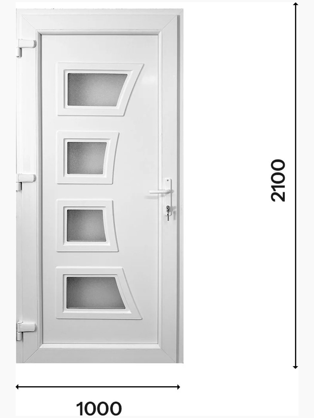 Porta D’ingresso in Pvc M.1 – 1000 x 2100