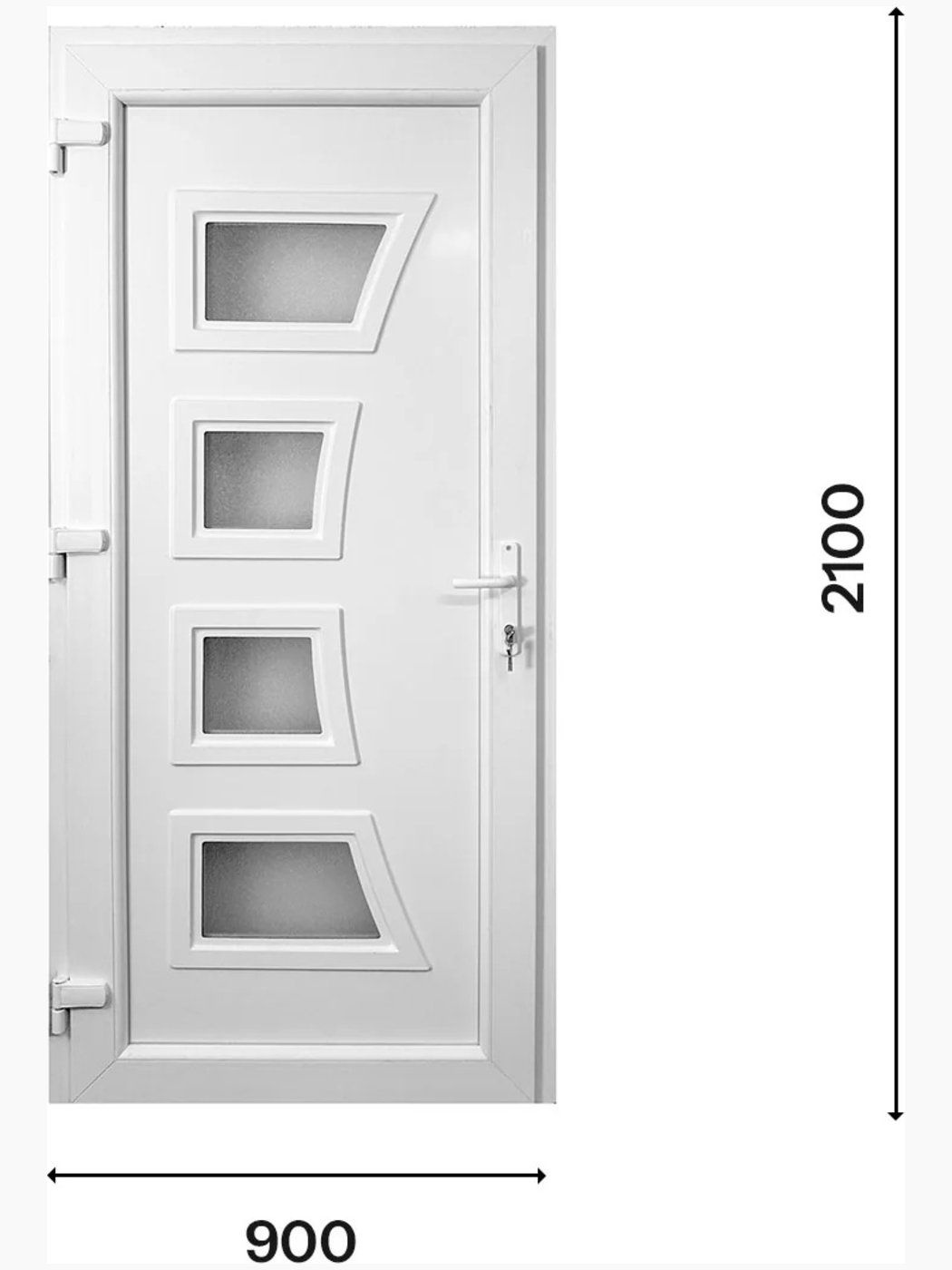 Porta D’ingresso in Pvc M.1 – 900 x 2100