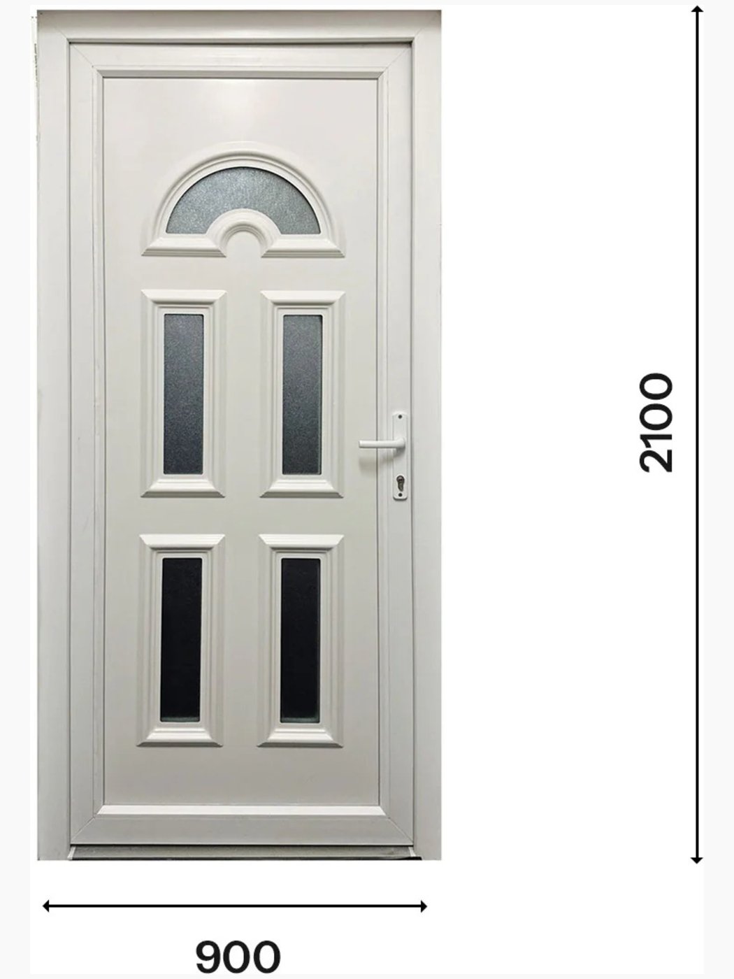 Porta D’ingresso in Pvc M.2 – 900 x 2100