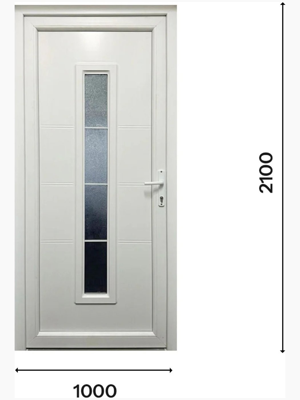 Porta D’ingresso in Pvc M.3 – 1000 x 2100
