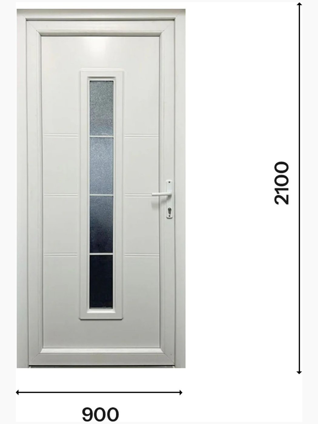 Porta D’ingresso in Pvc M.3 – 900 x 2100